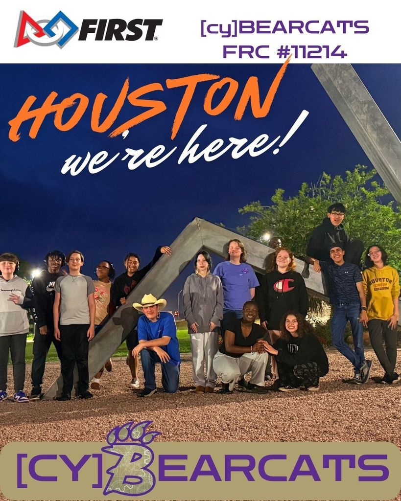 We've arrived in Houston, TX! Ready to get our Bot on the field.