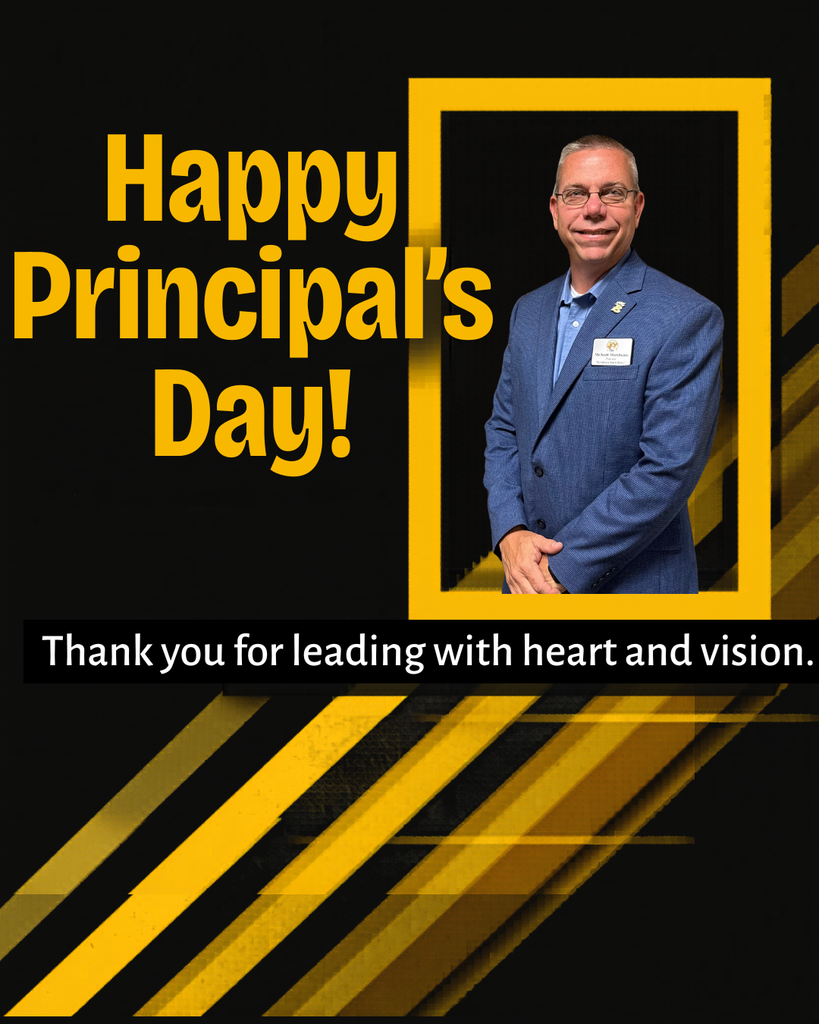 This image contains a picture of Mr. Morehouse for National Principal's Day.