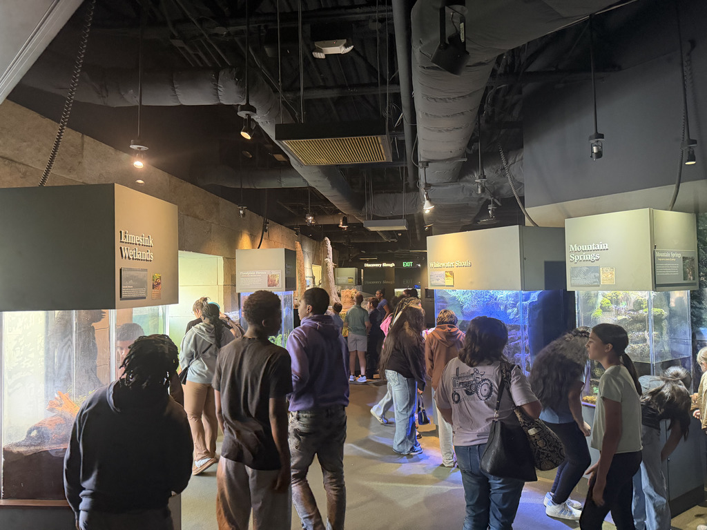 Pod 6.2 dove deep into earth science today at the Flint River Aquarium! 