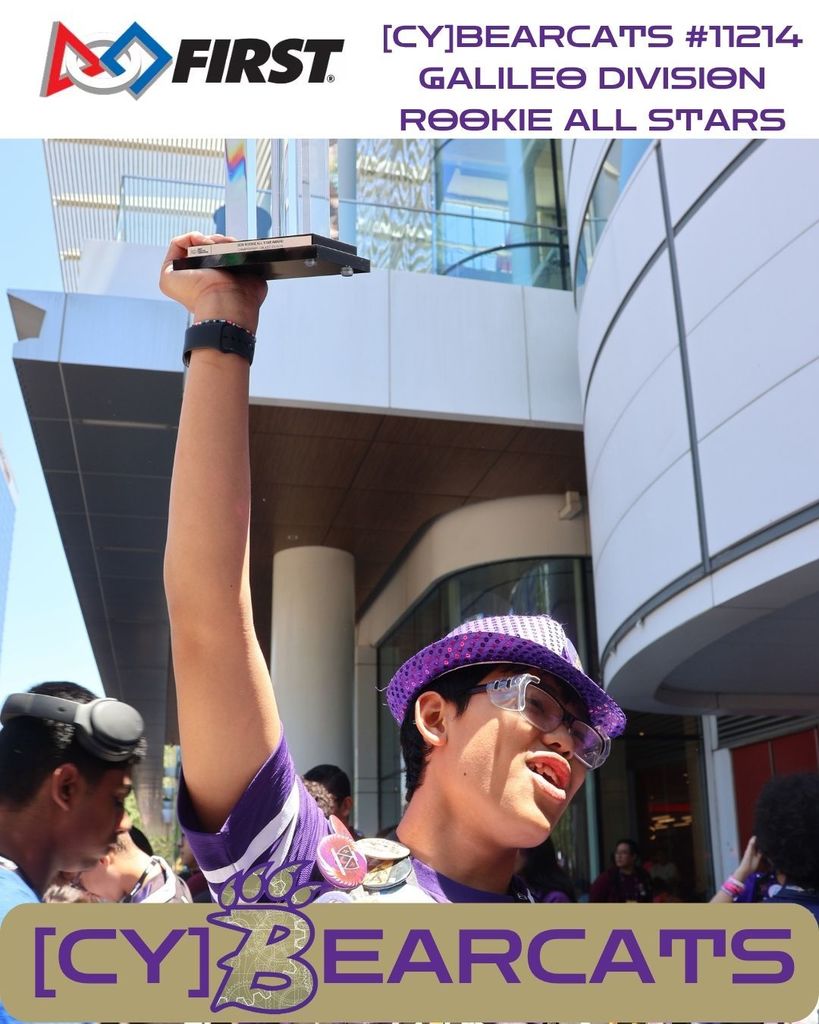 Celebrating reaching the Goal of WORLD Rookie All Stars.