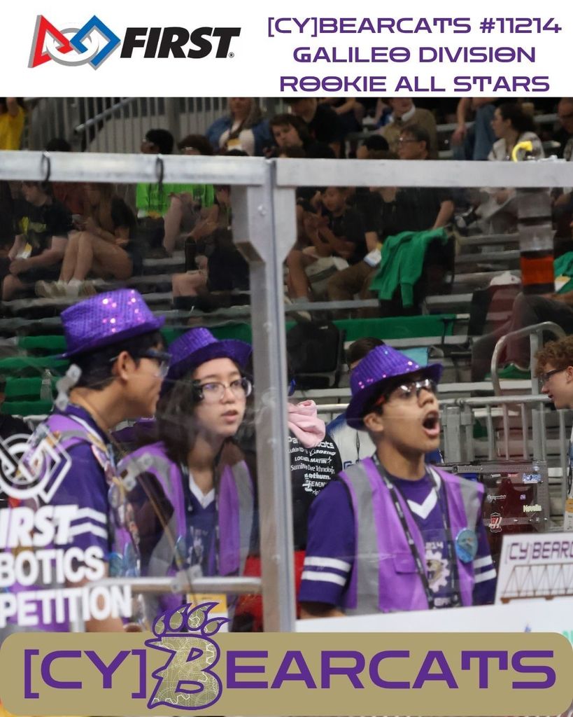CyBEARCATS driving during 2026 FIRST World Championship