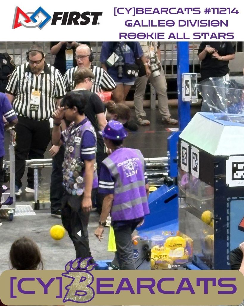 Taking the Galileo Field as Rookies during the 2026 FIRST WORLD CHAMPIONSHIP