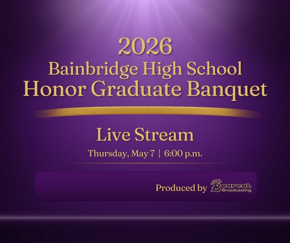 2026 bhs honor graduate banquet live stream thur may 7 6pm produced by bearcat braodcasting