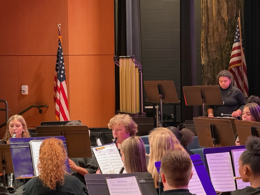 BMS band students perform during their Spring concert.