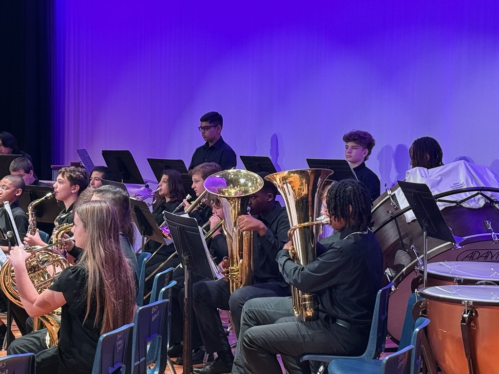 BMS band students perform during their Spring concert.