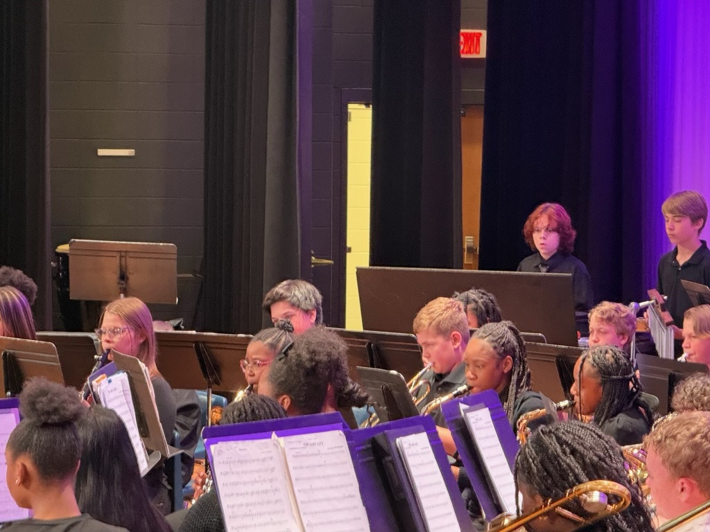 BMS band students perform during their Spring concert.