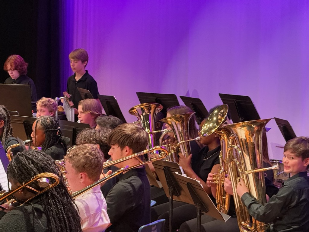 BMS band students perform during their Spring concert.