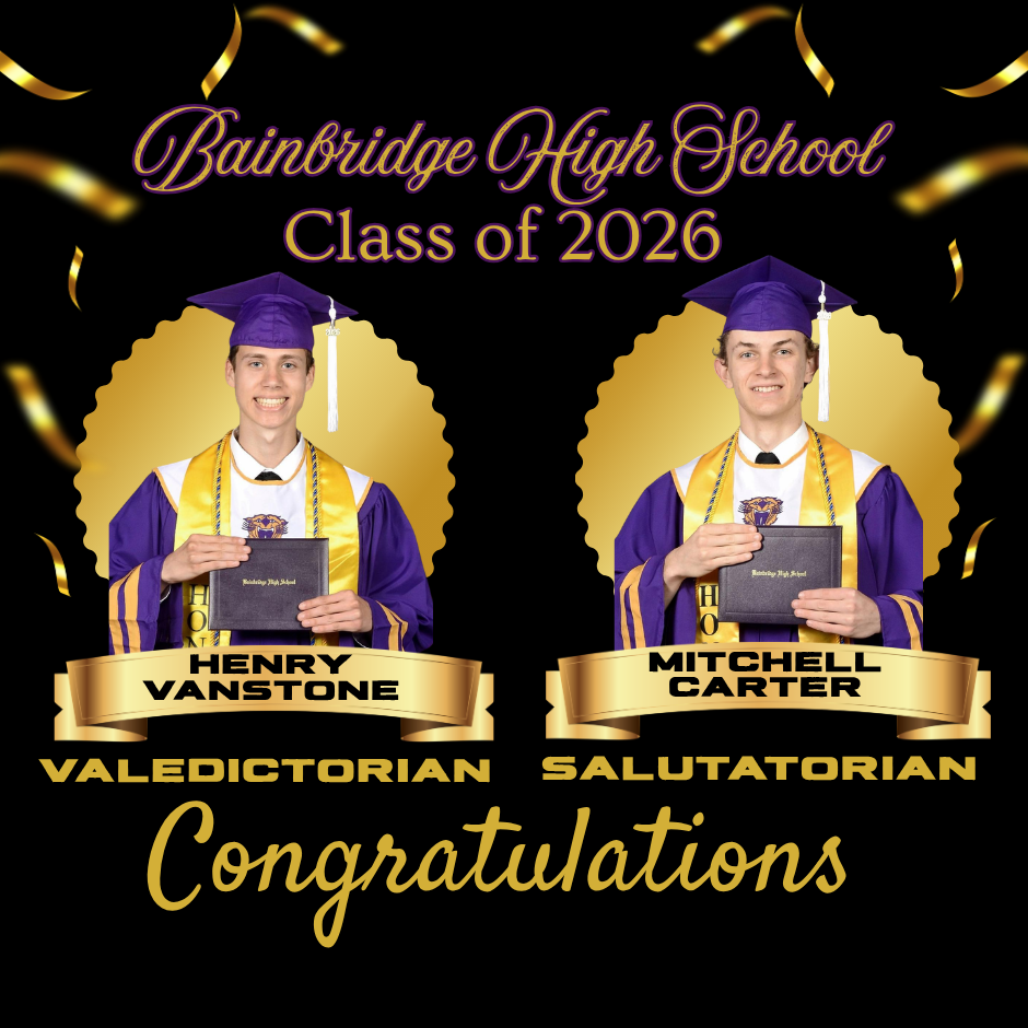 BHS Valedictorian and Salutatorian