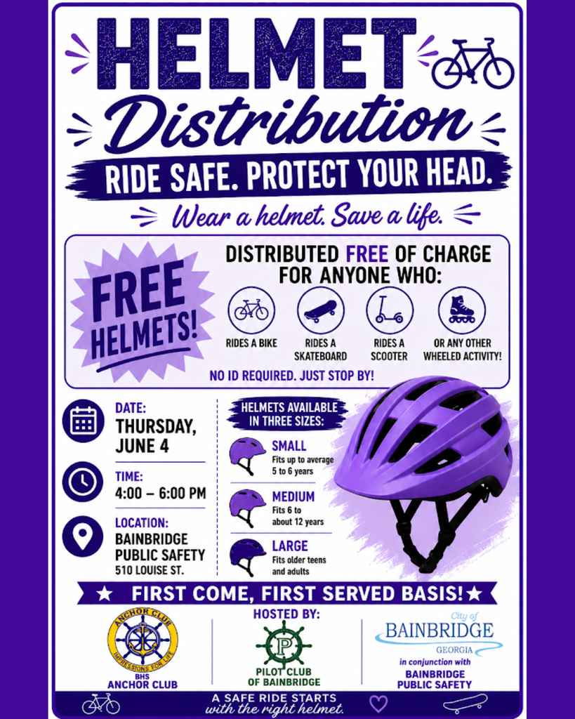 BHS Anchor Club Helmet Distribution