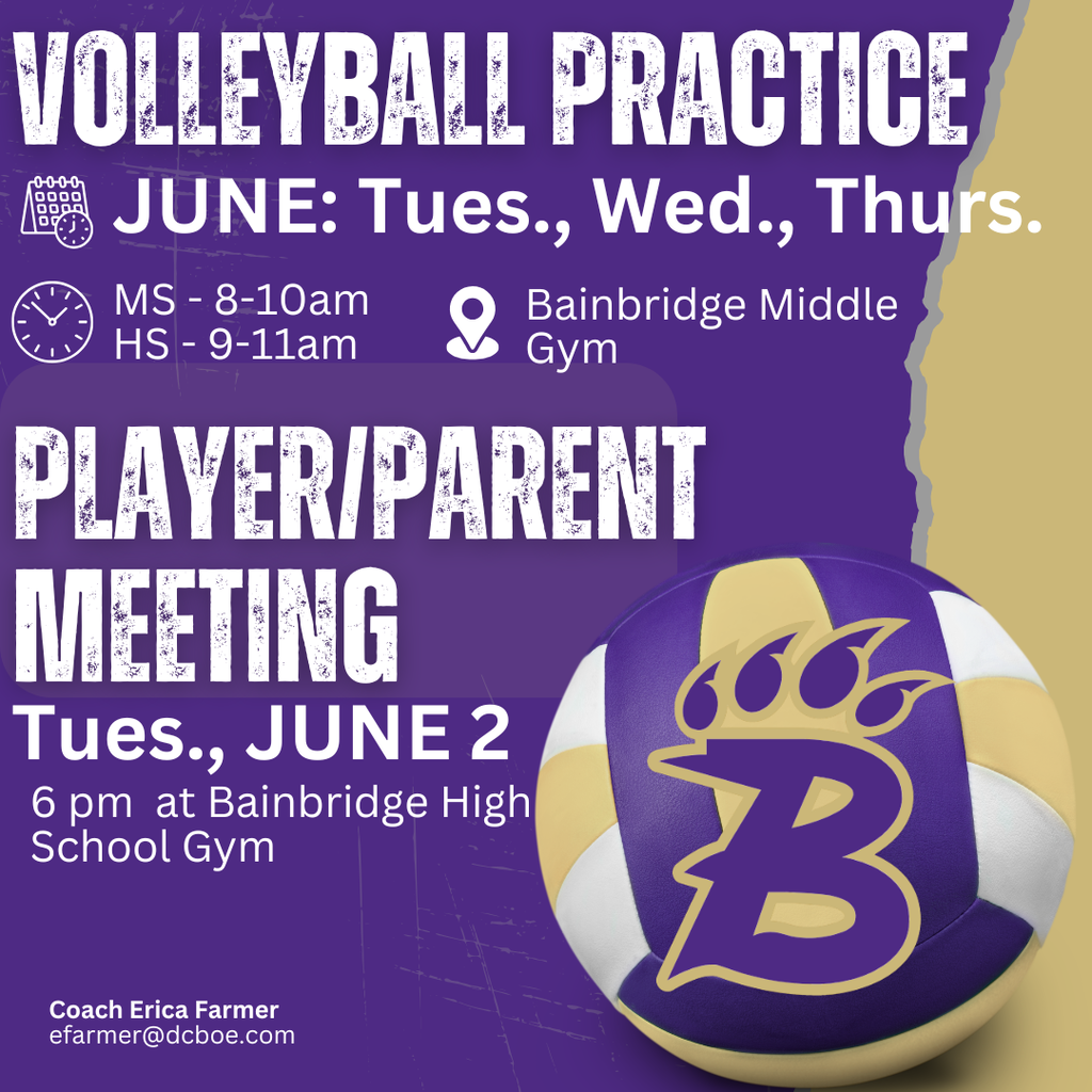 Bearcat Volleyball: BMS and BHS