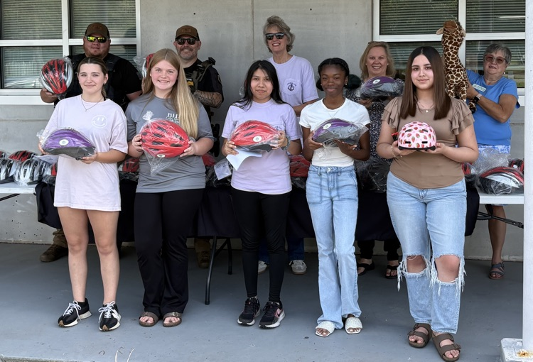 The Anchor Club partnered with the Pilot Club and Bainbridge Public Safety to distribute helmets as part of their brain safety initiative: