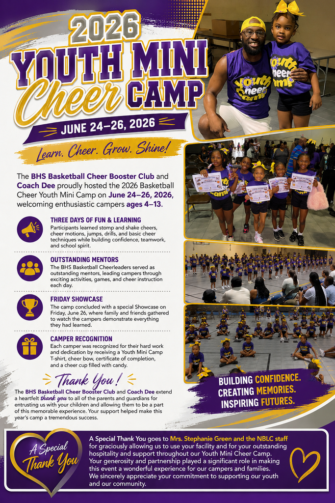 2026 Youth Mini Cheer Camp