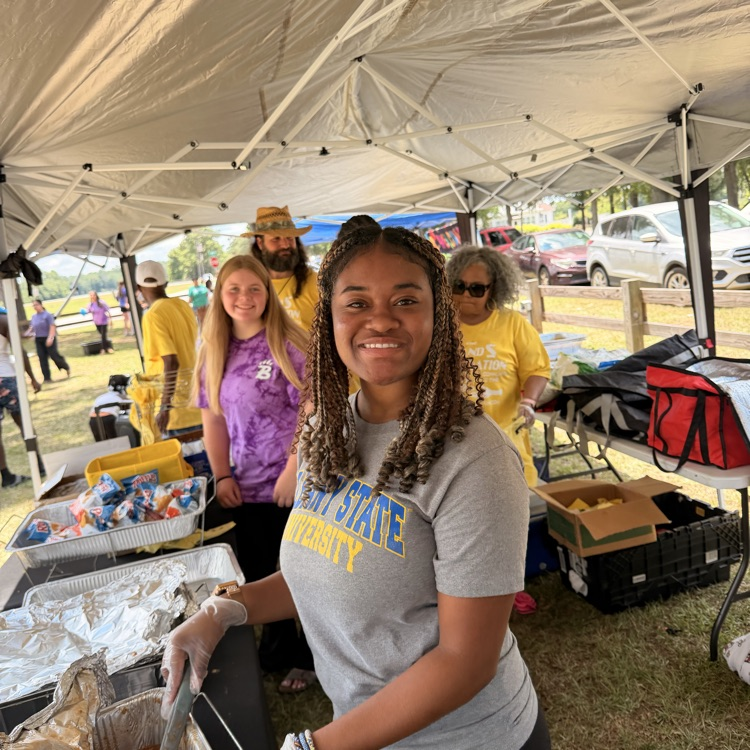 Members of the Anchor Club helped the T & S Foundation with their Back to School Bash.