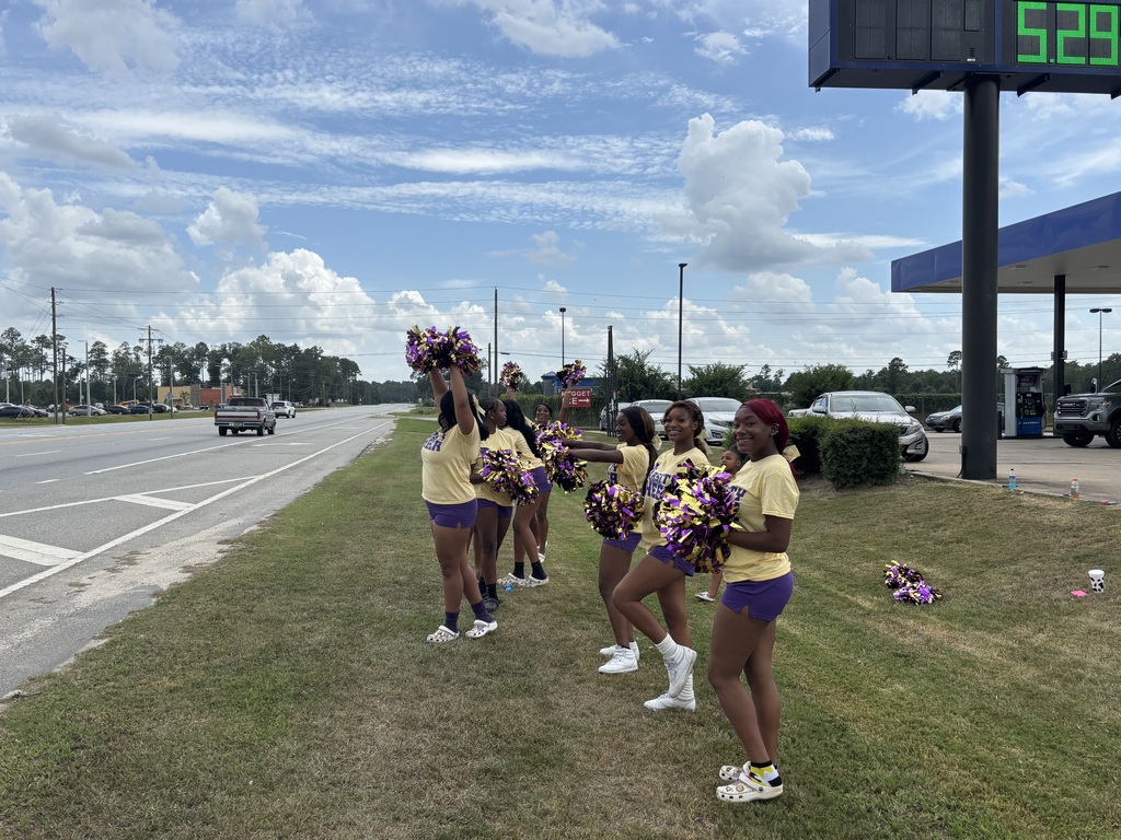 BHS Basketball Cheerleaders at Raceway