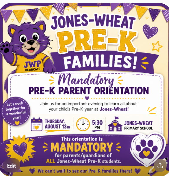 Pre-K Orientation News