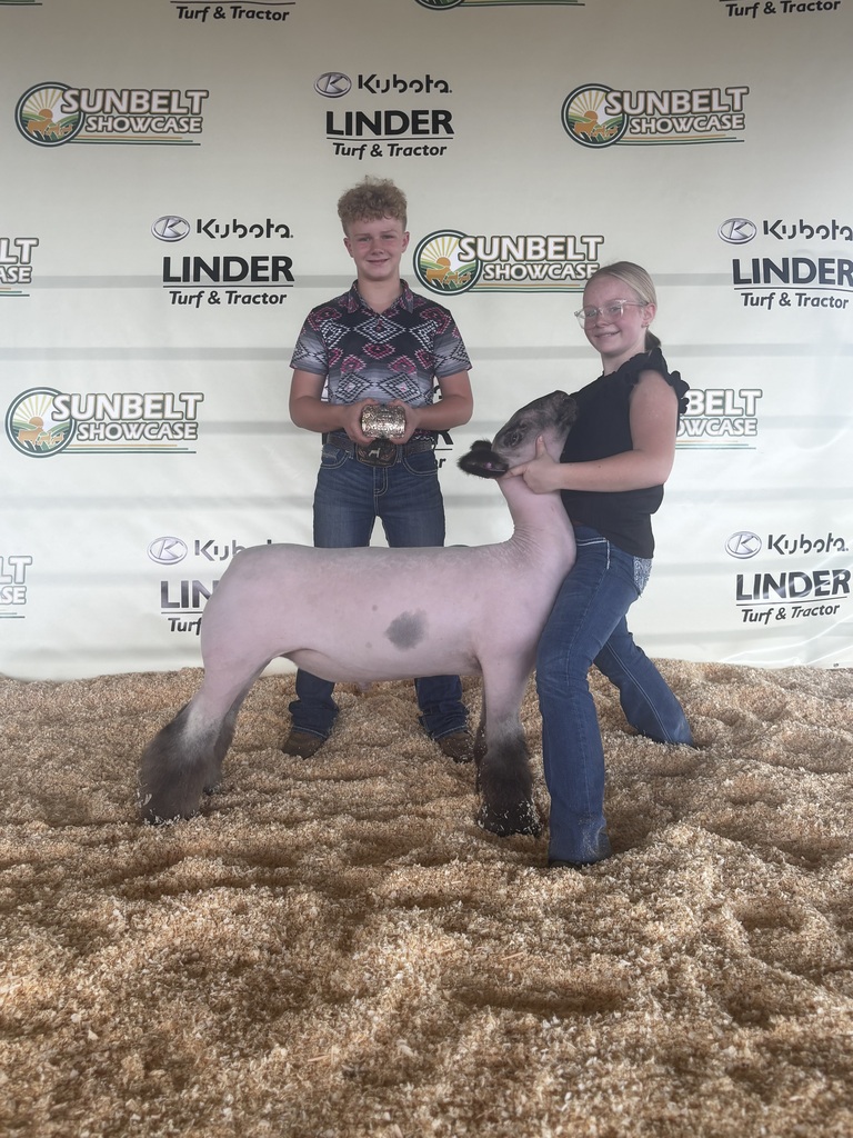 Heidi and Charlie Griffin brought home buckels from the Sunbelt Showcase in Moultrie, GA. .  