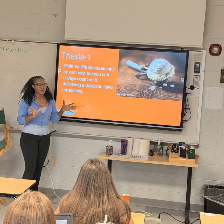 AP Lit students showed their understanding of the College Board rubric by tying it to everyday items. 