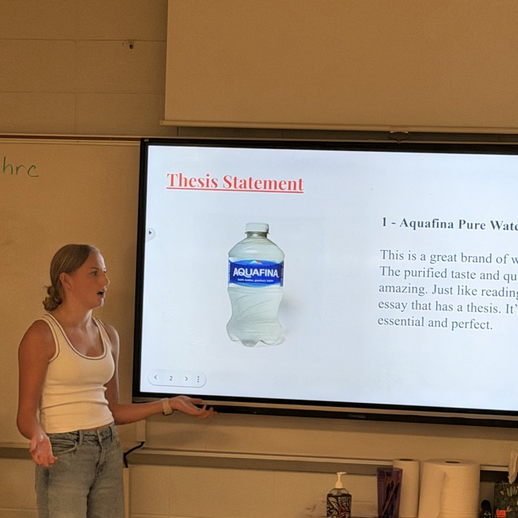 AP Lit students showed their understanding of the College Board rubric by tying it to everyday items. 