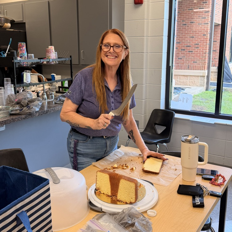 The Anchor Club was baking away this afternoon for tomorrow's bake sale.  Make sure you bring a little cash to buy some goodies during your lunch tomorrow. 