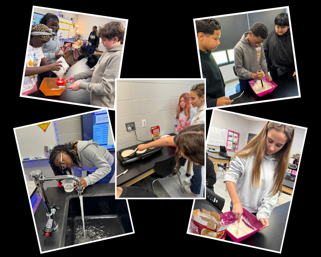 Team 8.2 students exploring Physical & Chemical Changes!