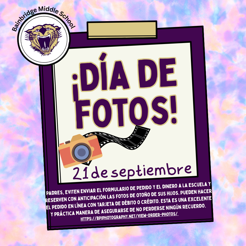 Picture Day is coming to BMS on September 21st.