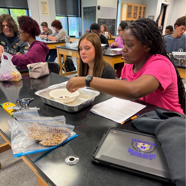 Our Biology students put natural selection into action with a hands-on survival of the fittest lab! Students modeled how environmental pressures can impact which organisms survive and reproduce over generations.