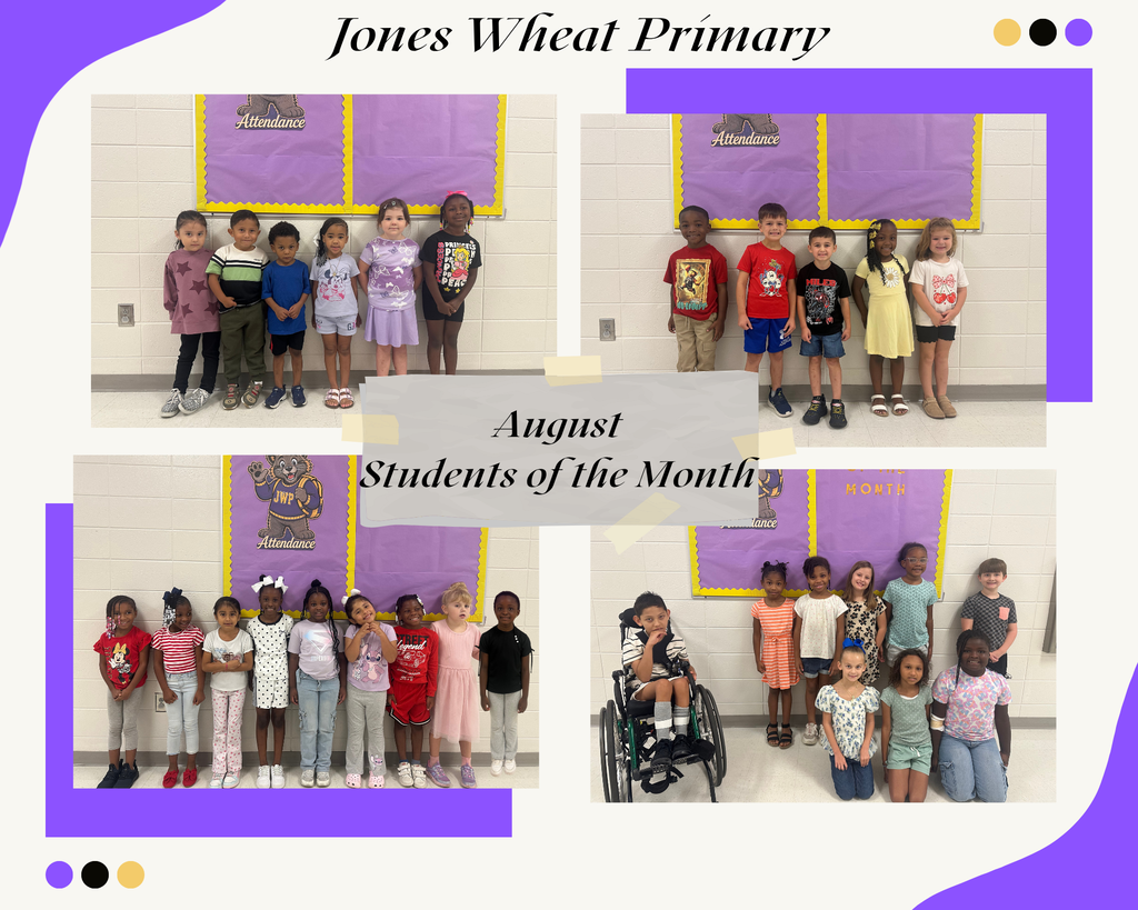 August Students of the Month