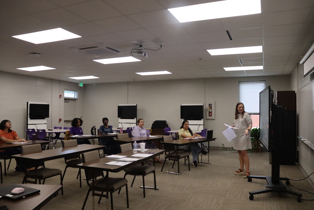 Decatur County Schools educators and staff participate in Professional Development Day, engaging in training sessions, collaborative learning, group discussions, and interactive activities designed to support teaching, learning, and student success.