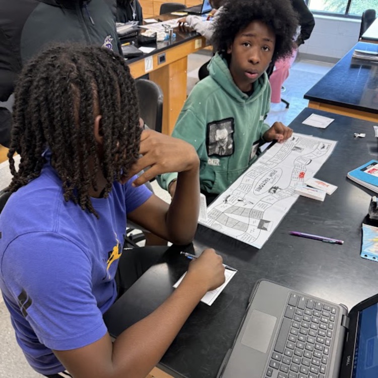 Environmental Science students explored the impacts various limiting  factors have on fish populations.