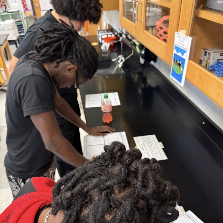 Environmental Science students explored the impacts various limiting  factors have on fish populations.
