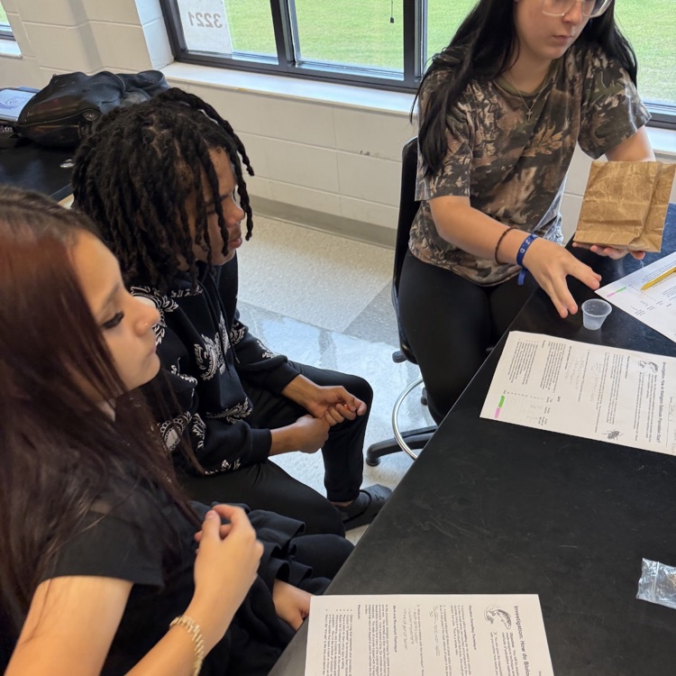Environmental Science students explored the impacts various limiting  factors have on fish populations.