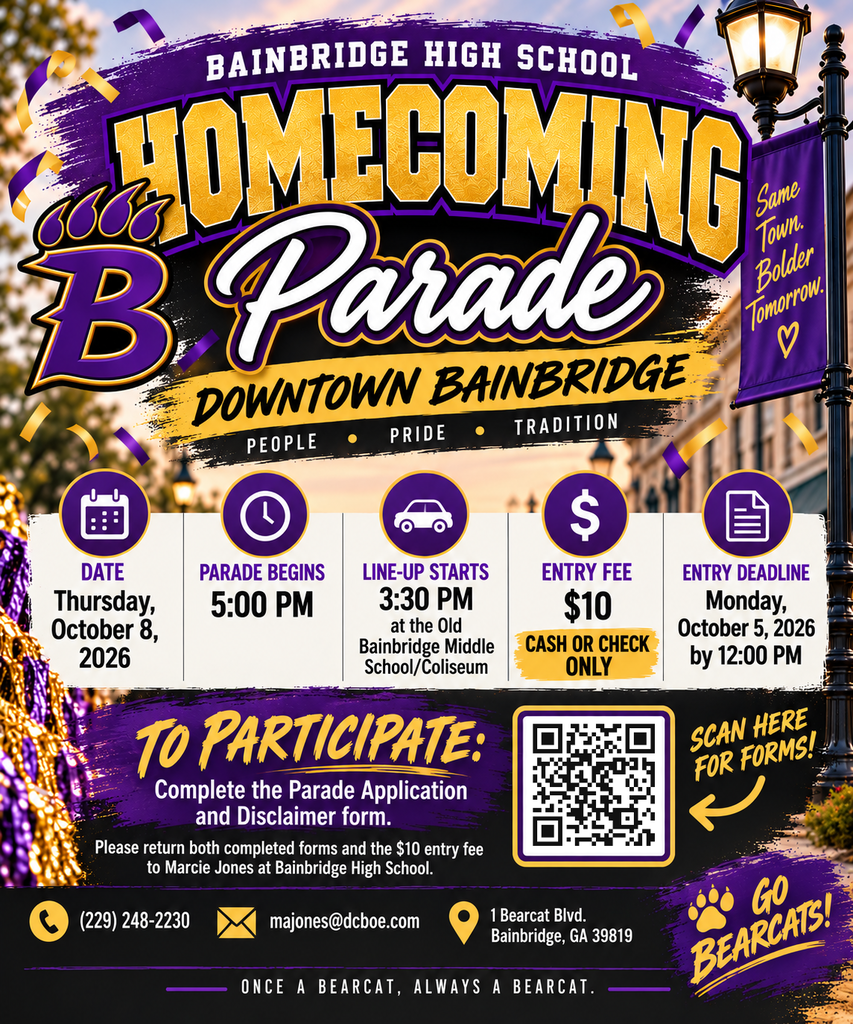 2026 BHS Homecoming Parade Info