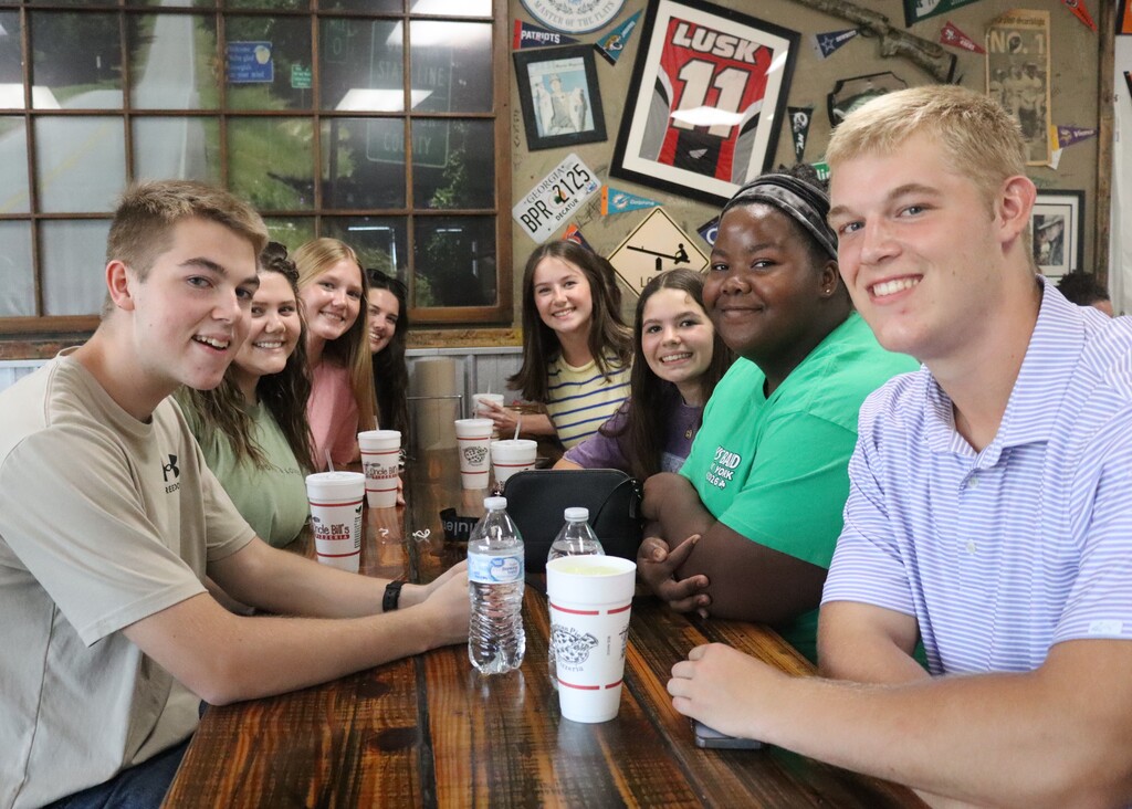decatur county schools students at different community events interacting with the public in a positive way