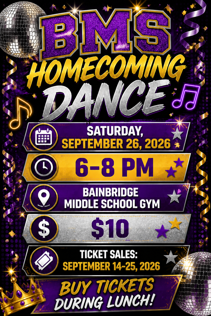Homecoming Dance tickets on sale next week during lunches $10