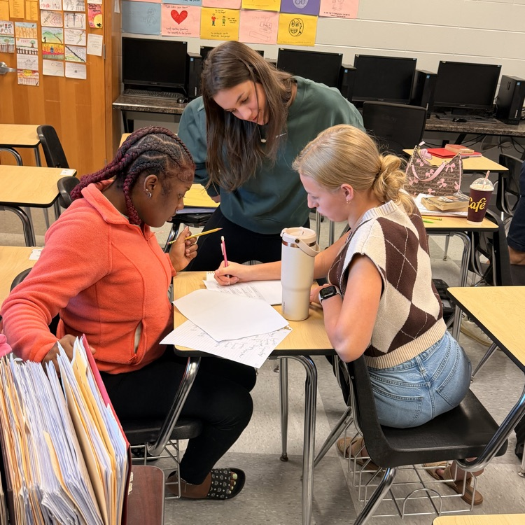 AP Lit students compete against each other while reviewing for their literary terms test. 