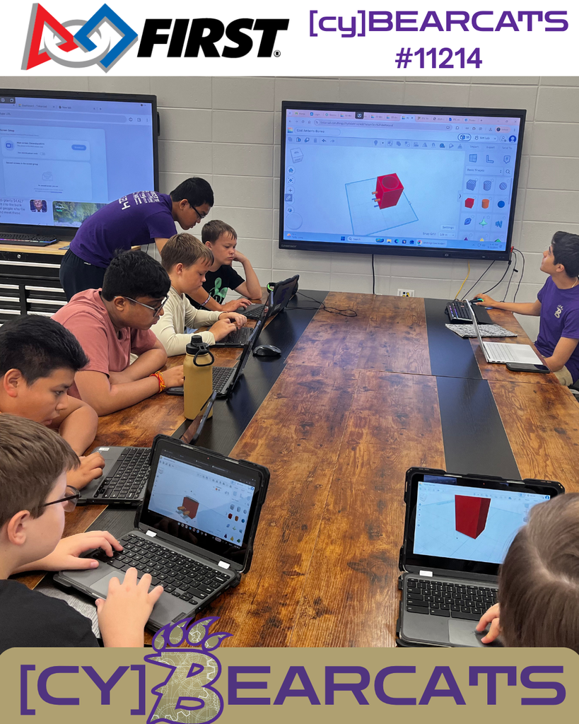 Learning from FRC 11214 members about how to CAD and design for their robots