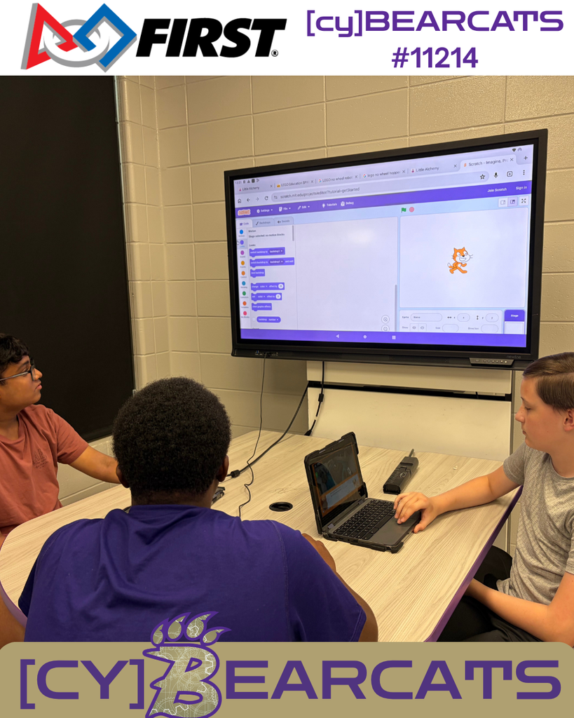 Basic Coding practice with our FRC [cy]BEARCAT 11214 Coding Team 