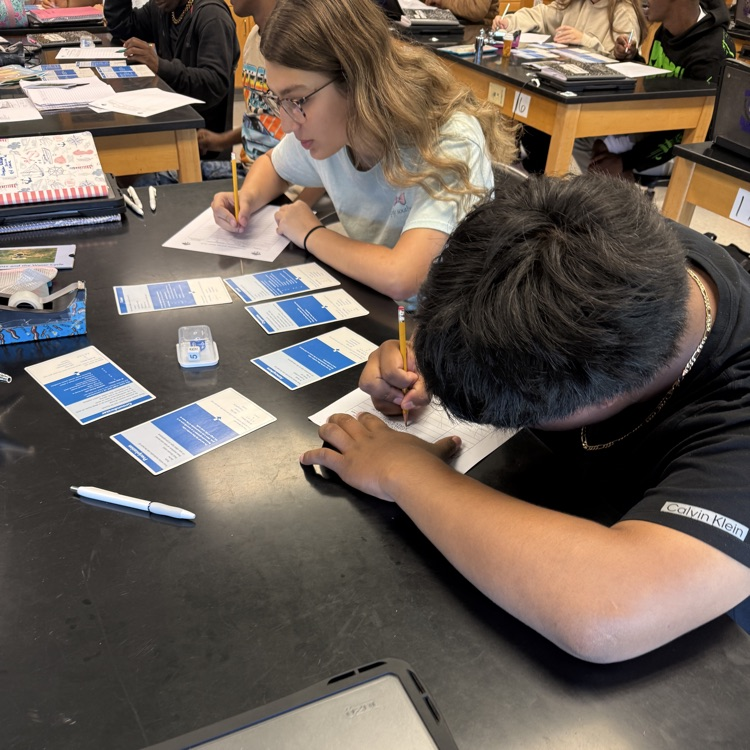 This week Environmental Science students modeled the movement of molecules through the water and nitrogen cycles, then observed root nodules on peanut plants.