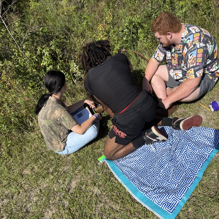 This week Environmental Science students modeled the movement of molecules through the water and nitrogen cycles, then observed root nodules on peanut plants.