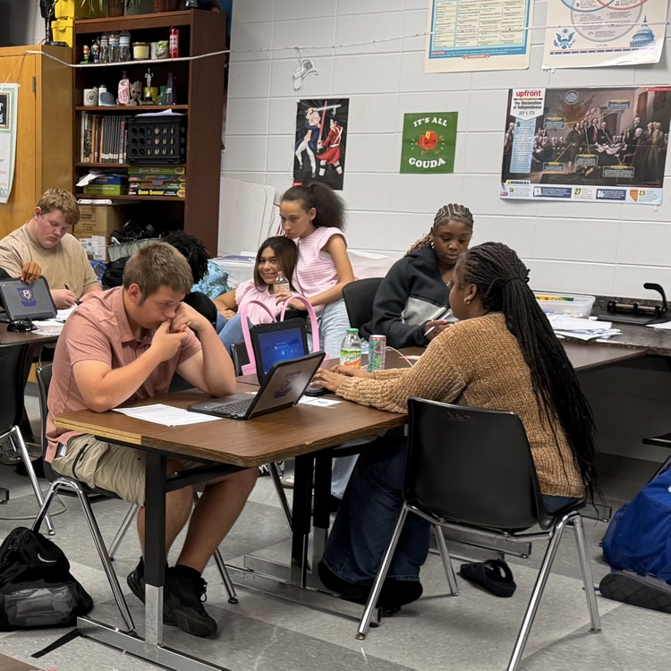 Students in Mrs Jarrett’s Civics class participated in an escape room filled with constitutional facts to celebrate Constitution day on Sept 17th.