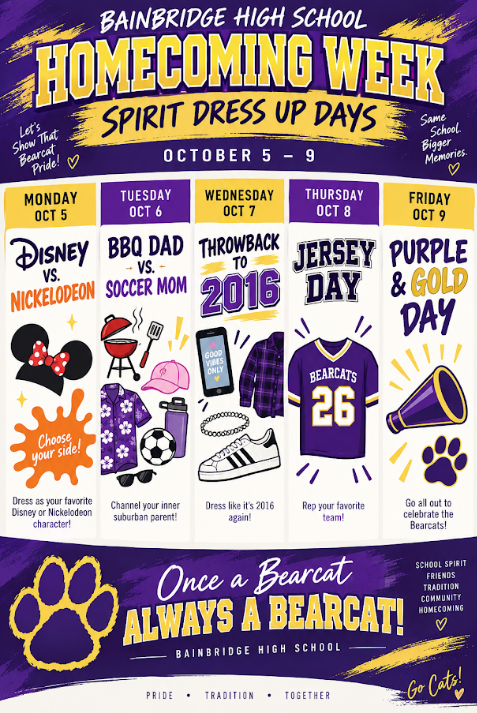 26-27 BHS Homecoming Spirit Days