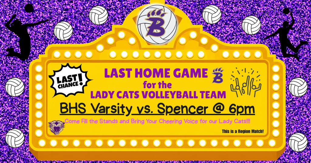 BHS Volleyball Game 9/28/26