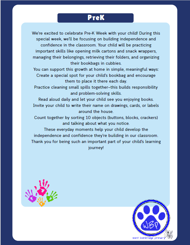 October Prek Newsletter pg 2 english