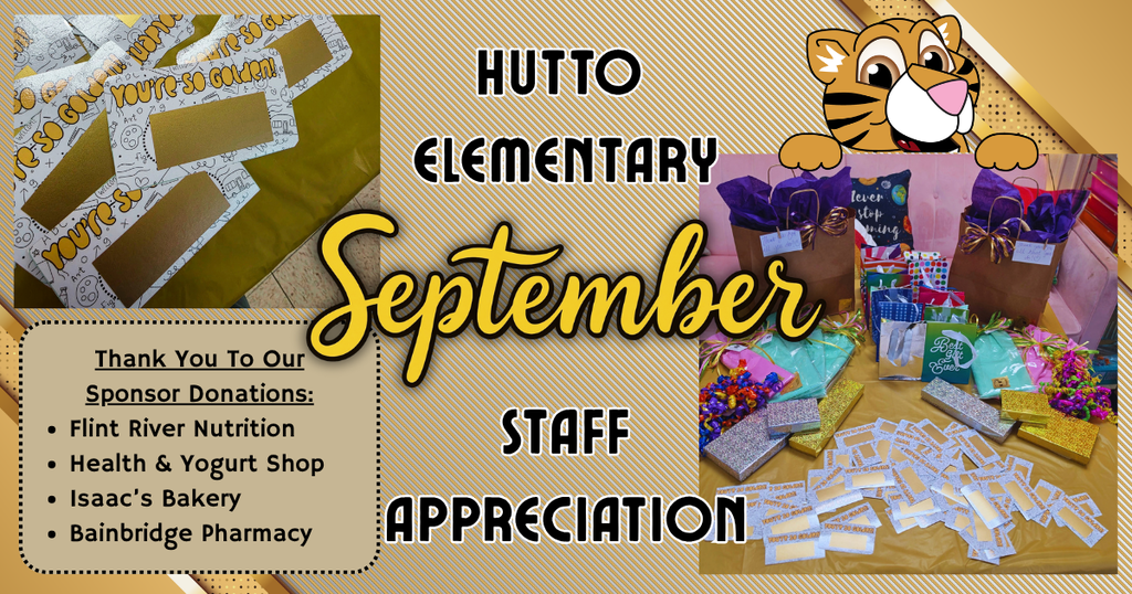 This image contains information for September staff appreciation.
