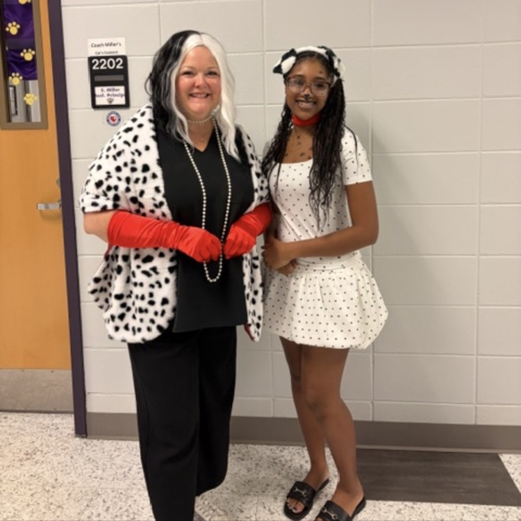 There were many characters roaming the halls today- HOCO Day 1- Disney vs Marvell
