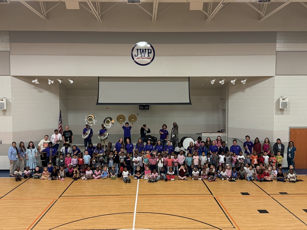 BHS Band members celebrate Georgia Pre-K Week with primary school students and staff.