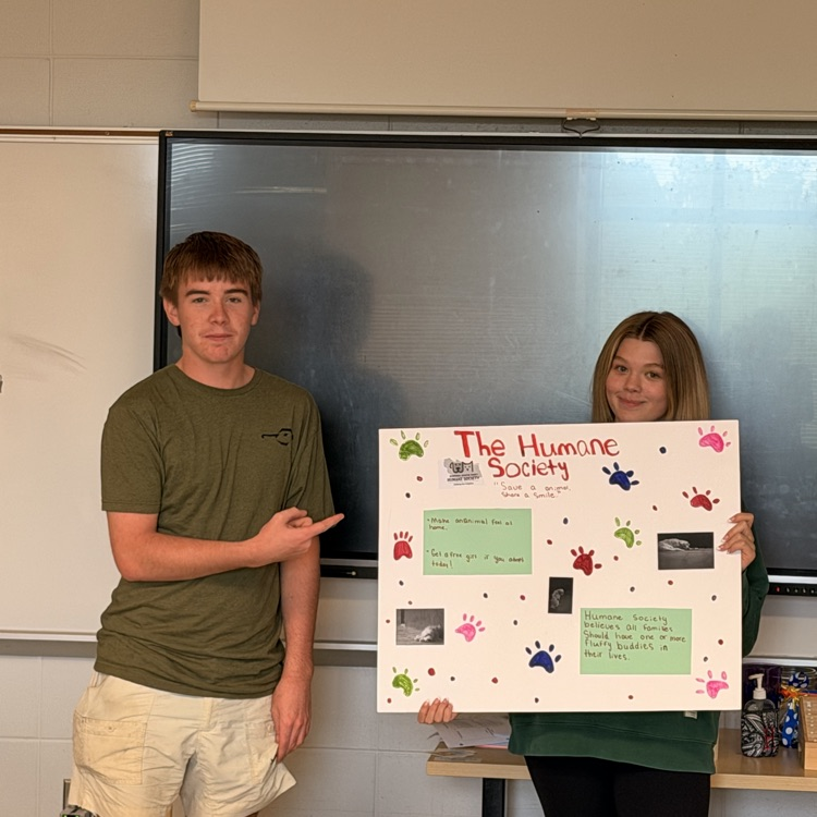 English 2 students designed and presented a product or campaign to reinforce their understanding of persuasive appeals. 