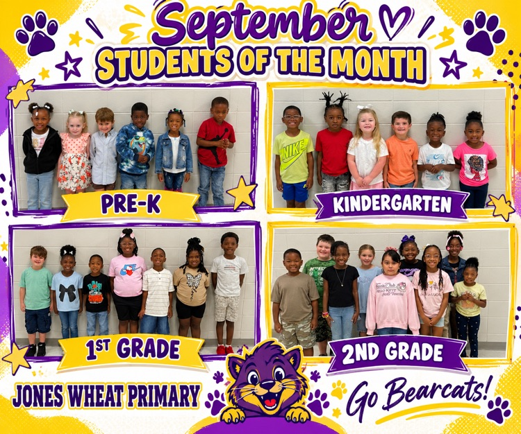 September Students of the Month