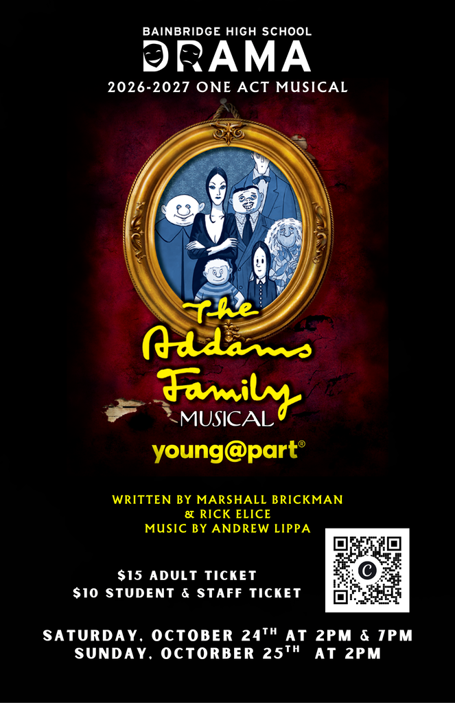 BHS Addams Family Poster