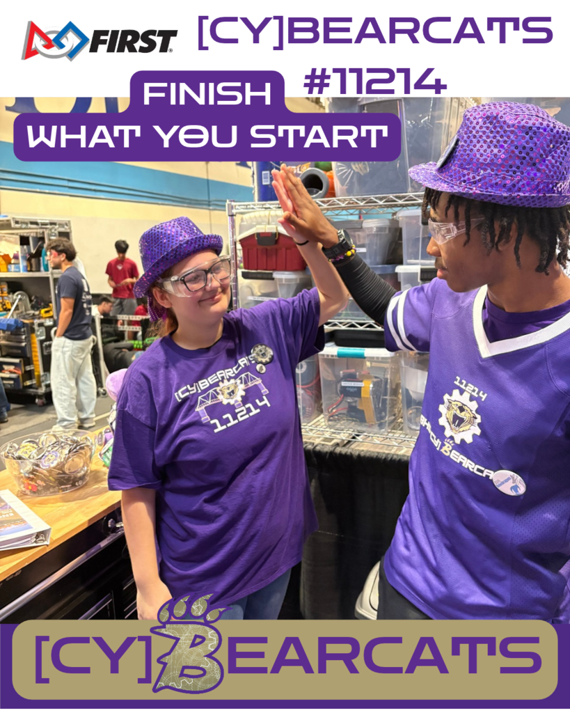 FINISH WHAT YOU START 